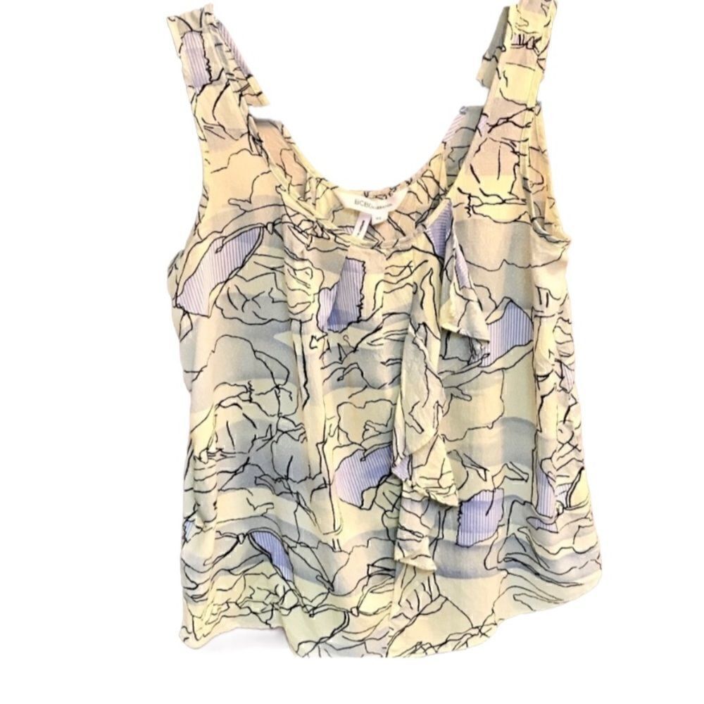 BCBGeneration Slit Back Crop Top
